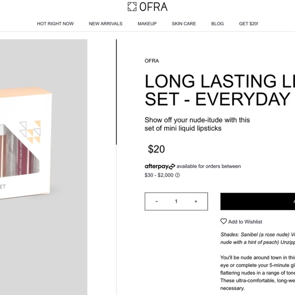 OFRA bundle of nude mini liquid lipsticks (lot of 8) - Picture 3 of 4